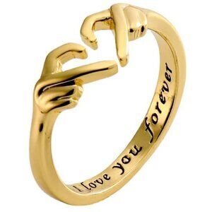 Heart Hands Ring